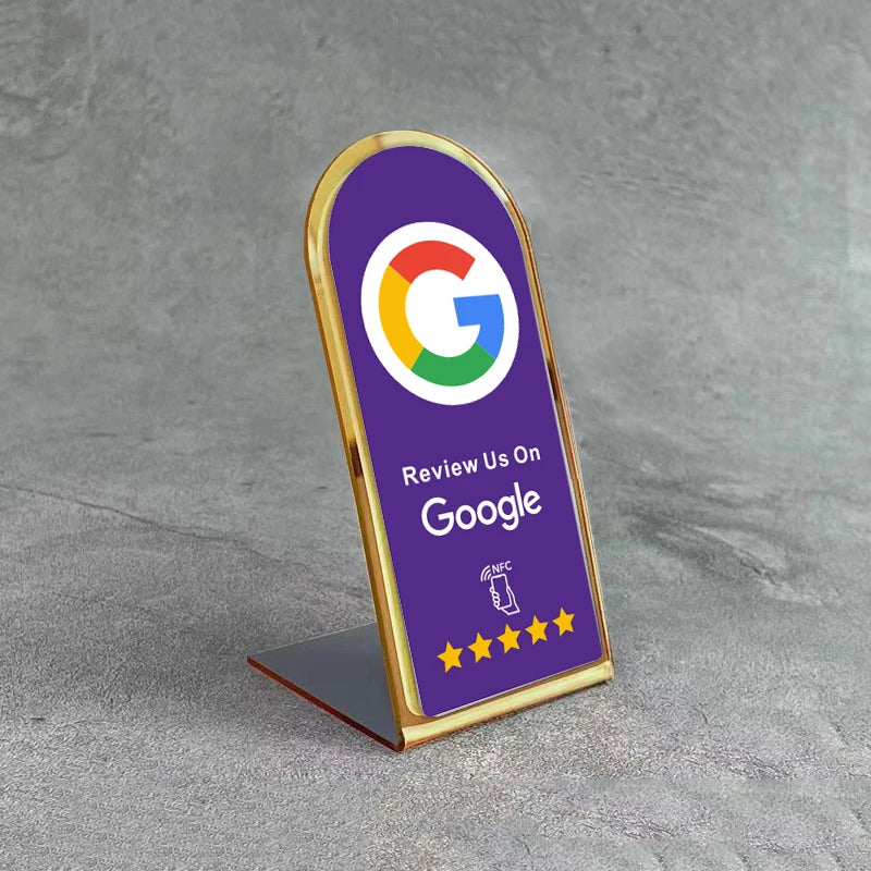 Présentoir NFC Avis Google pour comptoir – Cardavis
